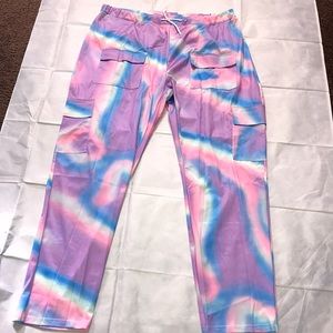 NWOT Tie Dye lodging pants